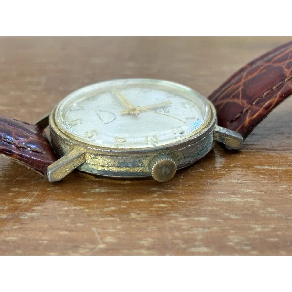 ⭐️Vintage Hilton 17 Jewels Watch Swiss Made⭐️Mechanical Incabloc Manual Wind⭐️